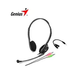 GENIUS - Audifonos con microfono HS-200C para PC 35mm Negro