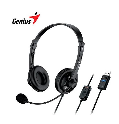 Audífono con micrófono HS-230U USB-A 24M BLACK