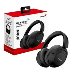 GENIUS - Audífono Bluetooth HS-810BT 40MM PLEGABLE BLACK