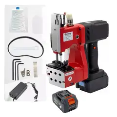 GENERICO - Maquina Coser Costales Cerradora Sacos +2 Baterías Portátil