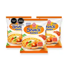 GENERICO - Sopa Instantánea poco picante Snack Ramen 108gr Ottogi 3 und