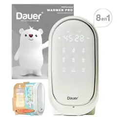 DAUER - Esterilizador y Calentador de Biberones Doble 8 en 1
