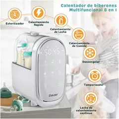 DAUER - Esterilizador y Calentador de Biberones 8en1 Multifuncional