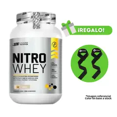 UNIVERSE NUTRITION - PROTEÍNA NITRO WHEY 1KG COOKIES + STRAPS