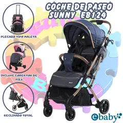 EBABY - COCHE MALETA EB-124 SUNNY-AZUL