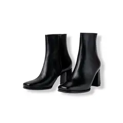 LB LIBBY CALZADOS Y ACCESORIOS - BOTINES PARA MUJER PUNTA CUADRADA TACO 7