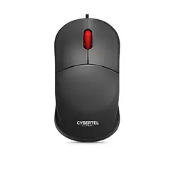 CYBERTEL - Mouse Cybert Storm M103 Usb negro con rojo
