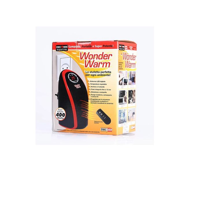 Mini Calentador Estufa Calefacción Portátil Eléctrico Control Remoto