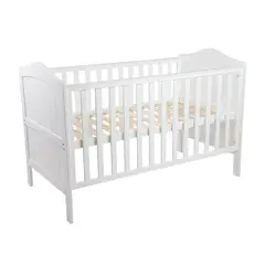 CARESTINO - Cuna Cama de Madera Toledo 140x70 Blanco