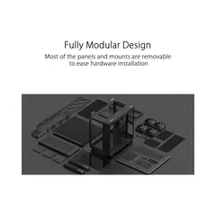 ASUS - Case GAMER GT502 NEGRO GAMING ATX USB 8R LADO VIDRIO TEMPLADO