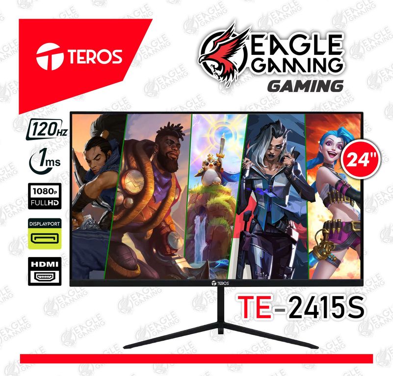 Monitor 24" TE-2415S 23.8 IPS 120HZ 1MS HDMI PARLANTE FUL HD