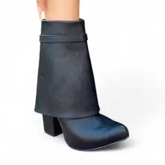 GENERICO - Bota Mujer Hawai Baja Taco 9 1299 5C-85 Color Negro