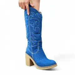 GENERICO - Bota Mujer Texana Eagle 1299 5C-95 Color Celeste