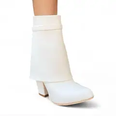 GENERICO - Bota Mujer Hawai Baja Taco 9 1299 5C-85 Color Hueso