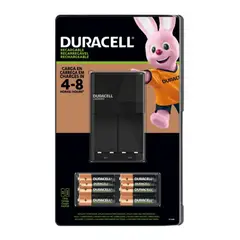 DURACELL - CARGADOR RECARGABLE + 6 PILAS AA Y 2 PILAS AAA