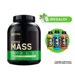 OPTIMUN NUTRITION - PROTEÍNA SERIOUS MASS VAINILLA 6 LB + XB