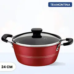 TRAMONTINA - Olla de Acero Sicilia 24 Cm