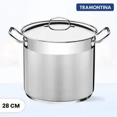 TRAMONTINA - Olla Empresarial 28 cm - Con Tapa