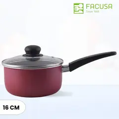 FACUSA - Cacerola Estela 16 Cm - Tapa de Vidrio