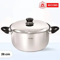 RECORD - Olla de Acero Inox Luxe N° 26 - Tapa de Acero