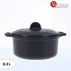 VICTORIA - Mini Olla de hierro Fundido Cocotte