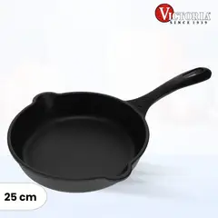 VICTORIA - Sartén de Hierro Fundido Precurada 25 Cm