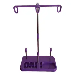 GENERICO - Portacono Triple Para Hilos de Maquinas Coser Familiar