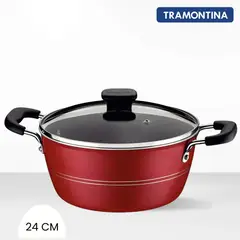 TRAMONTINA - Olla de Acero Sicilia 24 Cm