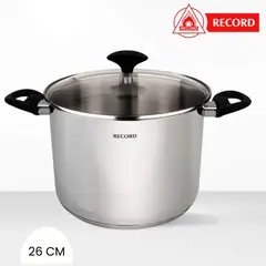 RECORD - Olla de Acero Inox Guia Plus N° 26