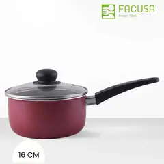 FACUSA - Cacerola Estela 16 Cm - Tapa de Vidrio