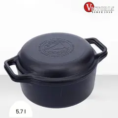 VICTORIA - Olla de Hierro Fundido Cooker 5.7 lt