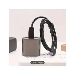 GENERICO - Case Protector de Cargador para iPhone Negro