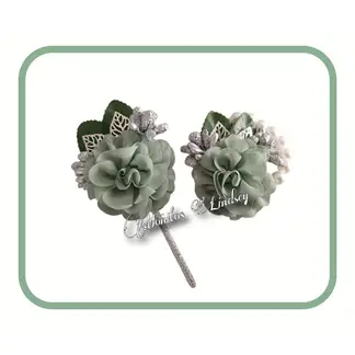 GENERICO - Conjunto De Corsage De Muñeca Y Boutonniere-