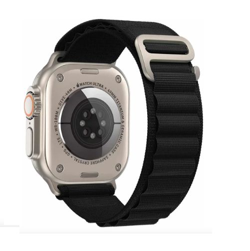 Correa Nylon con Hebilla para Apple Watch 46mm - NEGRO