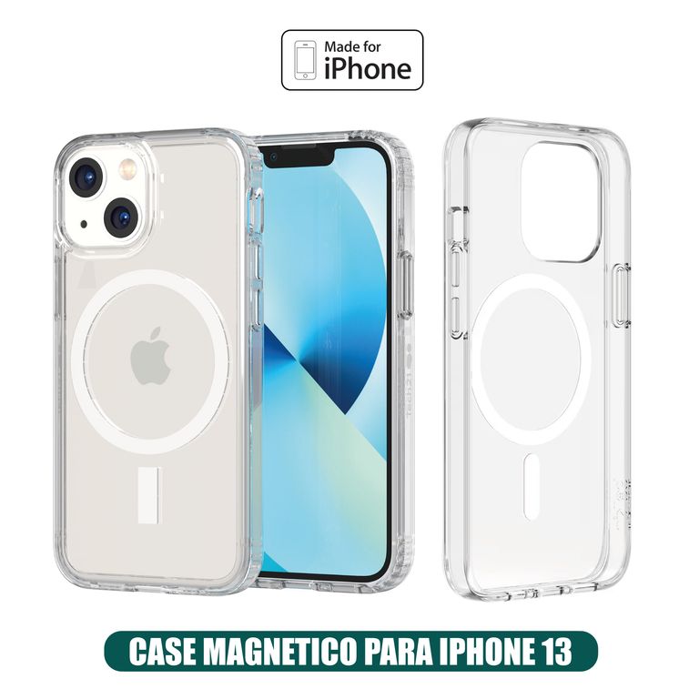 Case Magnetico Transparente compatible con iPhone 13 (Magsafe)