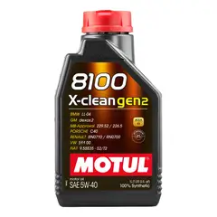 GENERICO - Motul 8100 Aceite Motor X-clean Gen2 5w40 1l Fs