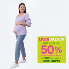 MOMMYLAND - MOM JEAN CON SOPORTE MATERNAL