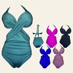 GENERICO - Enterizo Licra UV María Leticia Ramolino GL-48 Color Fucsia