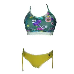 GENERICO - Bikini Licra UV Ada Lovelace amarillo GL-60