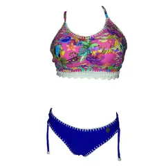 GENERICO - Bikini Licra UV Ada Lovelace azul GL-60