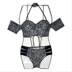 GENERICO - Bikini Licra UV Mia Negro GL-46