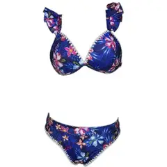 GENERICO - Ropa de baño Mujer Olivia Estampado Azul GL-42