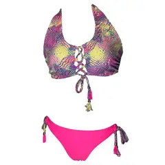 GENERICO - Bikini Licra UV Corset Edicion Limitada rosa GL-22