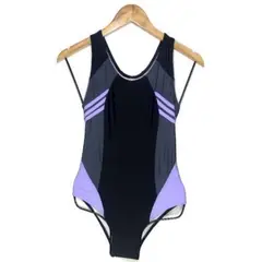 GENERICO - Ropa de baño Mujer Natacion Rayitas Lila GL-28