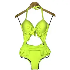 GENERICO - Ropa de baño Mujer Valeria Verde Limon GL-45