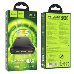 HOCO - J101A Power Bank 20000mah 225w Caraga Rapida Negro