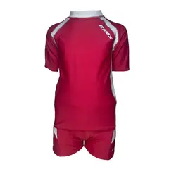 GENERICO - Conjunto Niño Manga Corta Color Rojo GL-41