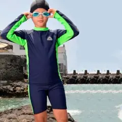 GENERICO - Conjunto Niño Manga Larga Color Azul GL-43