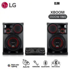 LG - Minicomponente Xboom CL98 Bluetooth 3500W RMS - Negro