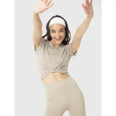 BSOUL - Polo Manga Corta Mujer Luna Beige